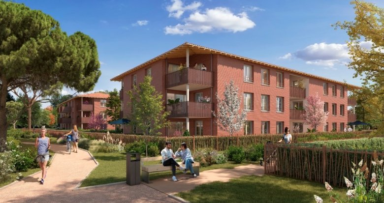 Achat / Vente immobilier neuf Labarthe-sur-Lèze à 20 min du centre de Toulouse (31860) - Réf. 9401