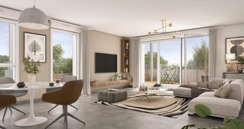 Achat / Vente immobilier neuf Tournefeuille écrin verdoyant proche de Toulouse (31170) - Réf. 10798